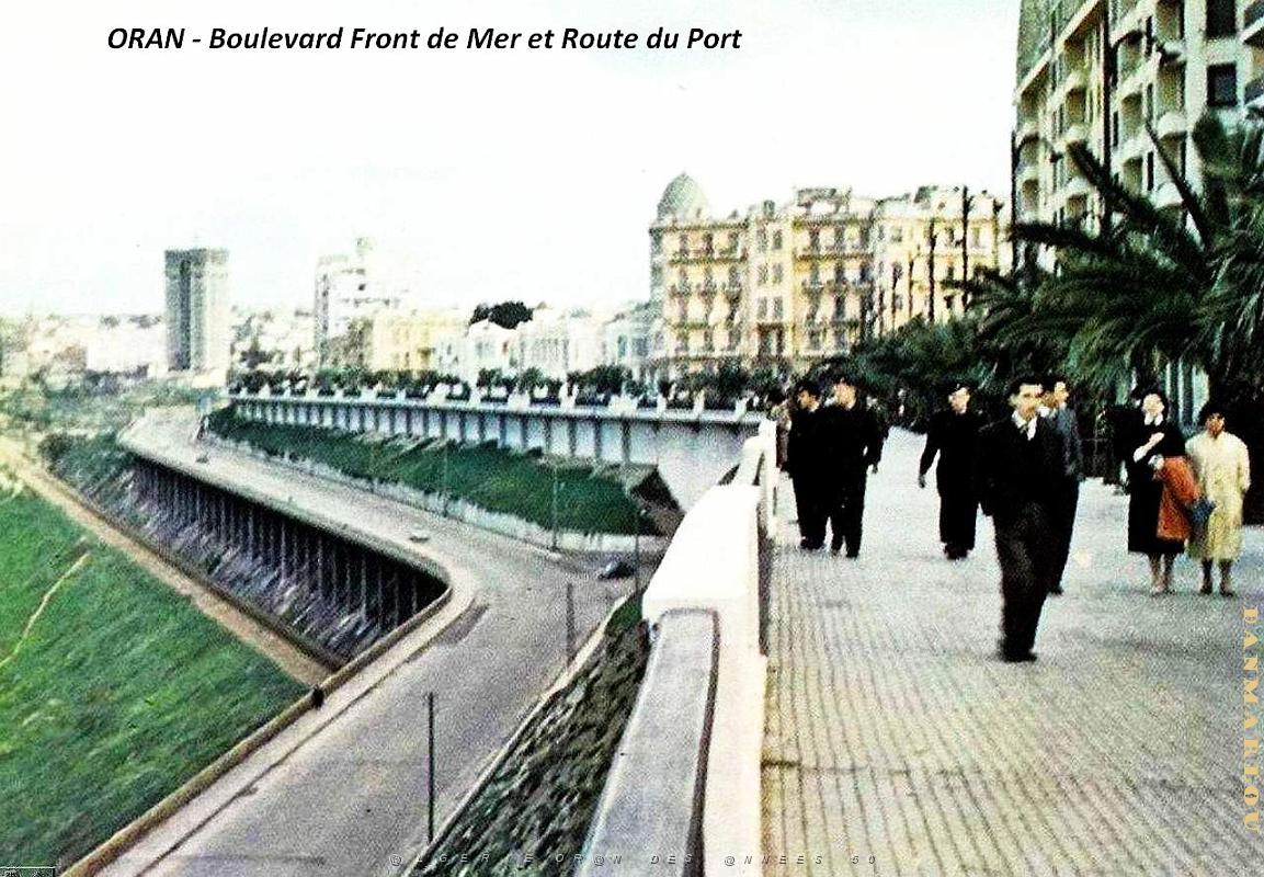 Oran - Boulevard Front de Mer et Route du Port.JPG